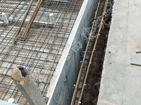 現(xiàn)澆施工現(xiàn)場