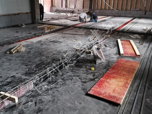 現(xiàn)澆施工現(xiàn)場(chǎng)